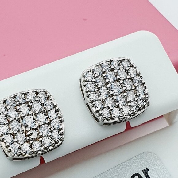 "925 Sterling Silver Cubic Zirconia Earrings, U19254556 - Picture 6 of 11